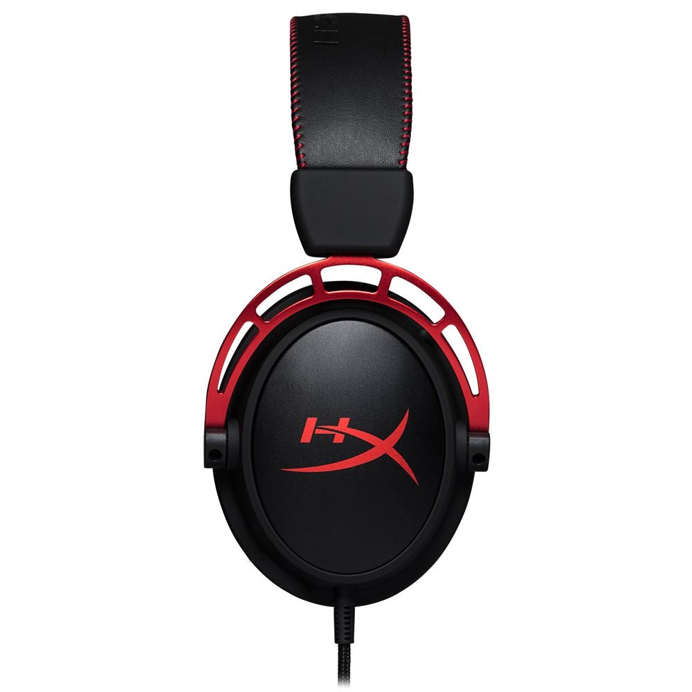 HyperX Cloud Alpha Wired Gaming Headset for PC, Xbox X|S, Xbox One, PS5, PS4, Nintendo Switch Black/Red HX-HSCA-RD