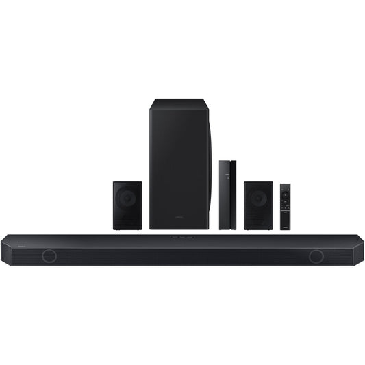Samsung HW-Q910C/ZA 520W 9.1.2-Ch Dolby Atmos Soundbar System Rear Speaker Included, Q-Symphony, SpaceFit Sound Pro, Adaptive Sound, Game Mode Pro, Airplay 2 with Alexa Built-In