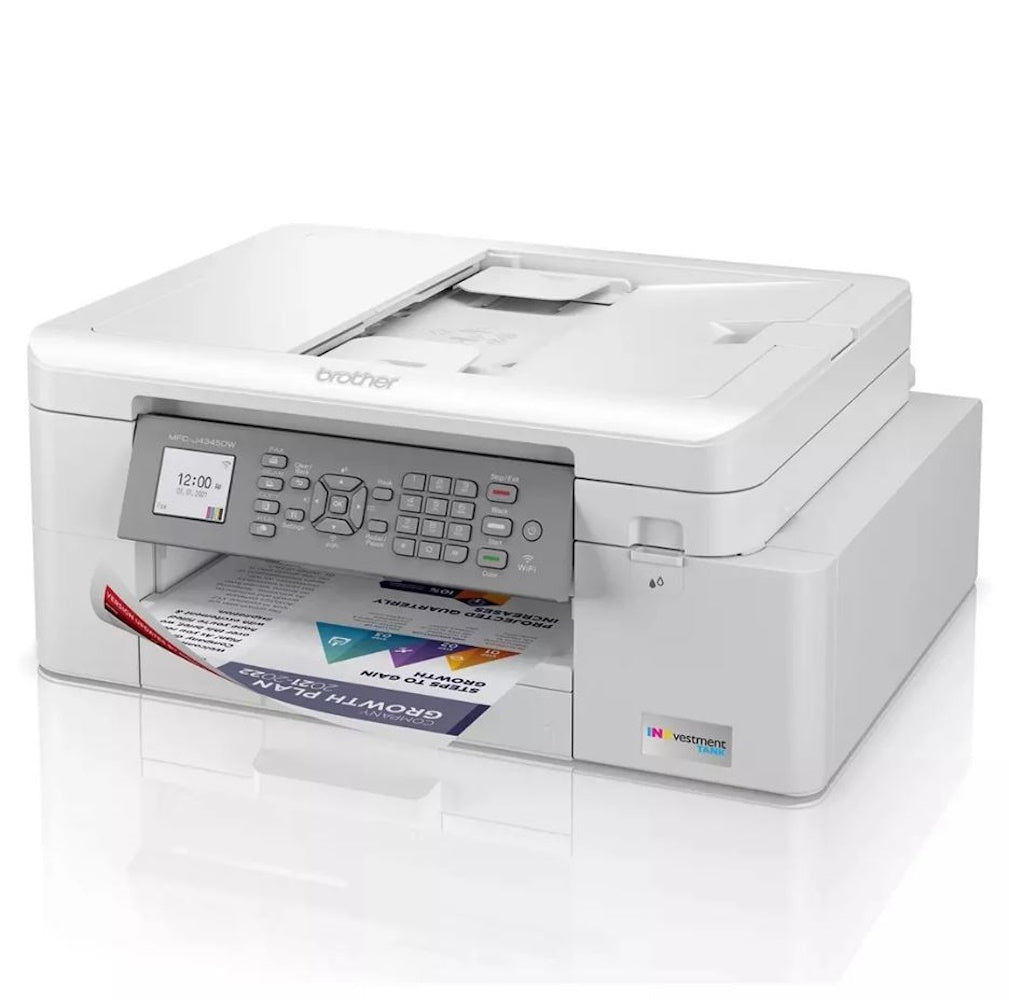Brother MFCJ4345DWXL INKvestment Tank All-in-One Color Inkjet Printer