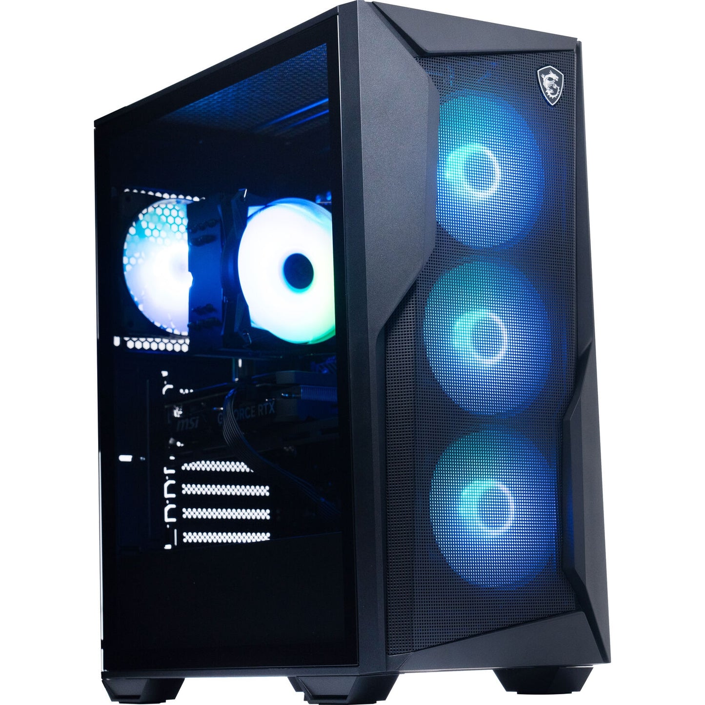 MSI Codex R2 Gaming Desktop Intel i5-14400F 16GB Memory NVIDIA GeForce RTX 5060 1TB SSD Black Win11 Home, Wi-Fi 7, 2.5 GbE LAN B14NVL5-447US