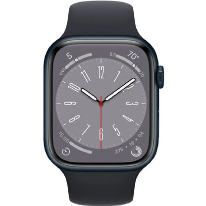 Apple Watch Series 8 45mm Aluminum Case Midnight Sport Band M/L (2022) MNUL3LL/A