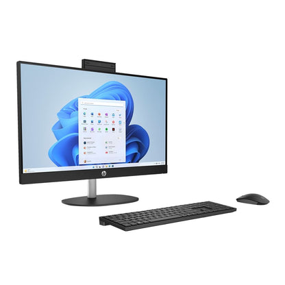 HP 23.8 inch Touch All-in-One Desktop PC AMD Ryzen 5 7520U 16GB 1TB SSD, Win 11 Home Jet Black B88DDAA#ABA
