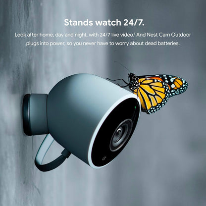 Google - Nest Cam Outdoor security camera NC2100ES