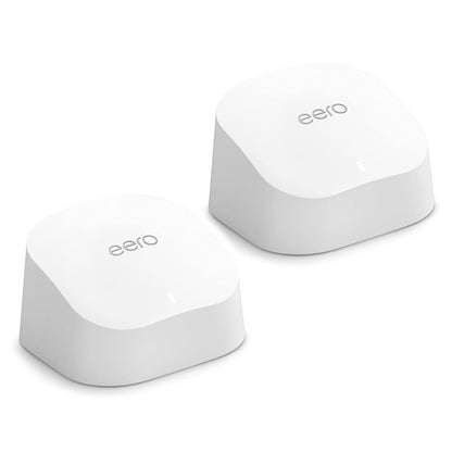 eero - 6 Dual-band Mesh Wi-Fi 6 System (2-pack) - White M110211