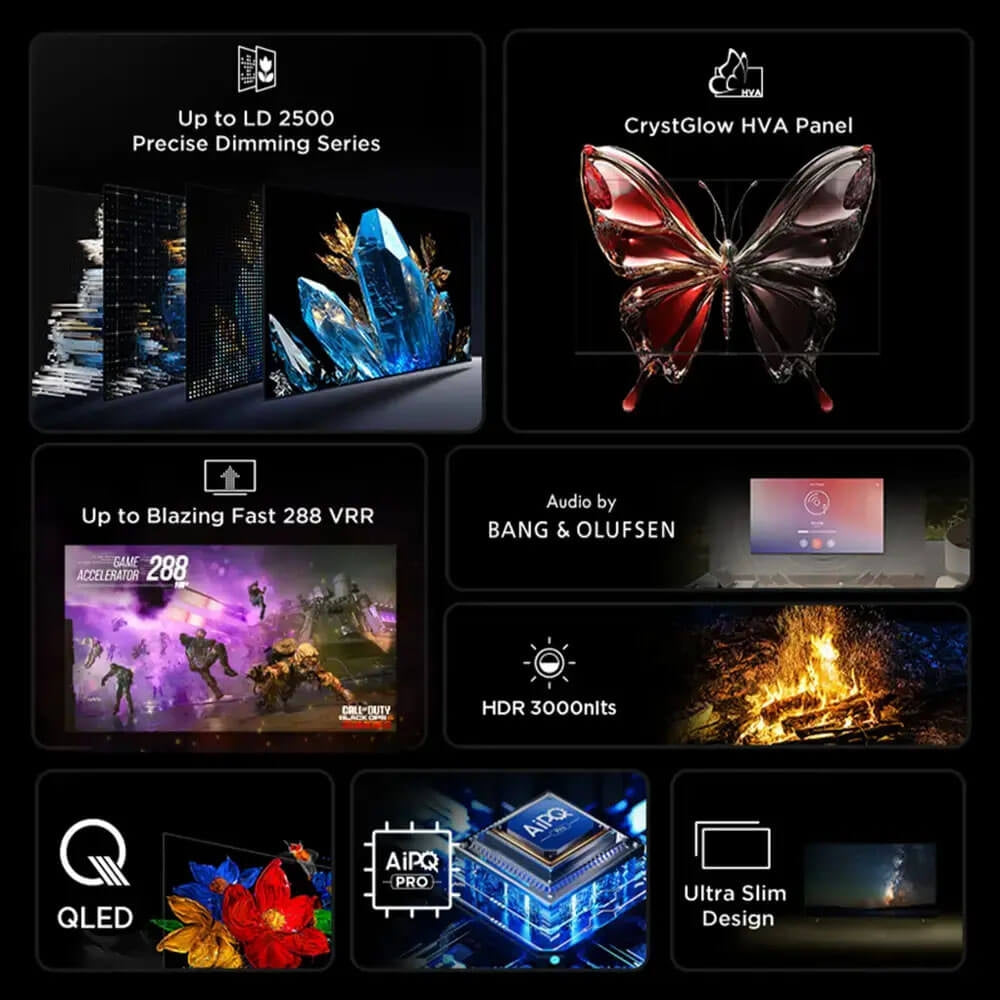 TCL - 98" Class QM7K Series 4K UHD HDR QD Mini LED Smart TV with Google TV 98QM7K