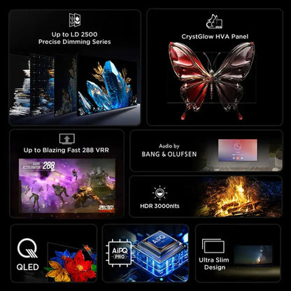 TCL - 98" Class QM7K Series 4K UHD HDR QD Mini LED Smart TV with Google TV 98QM7K