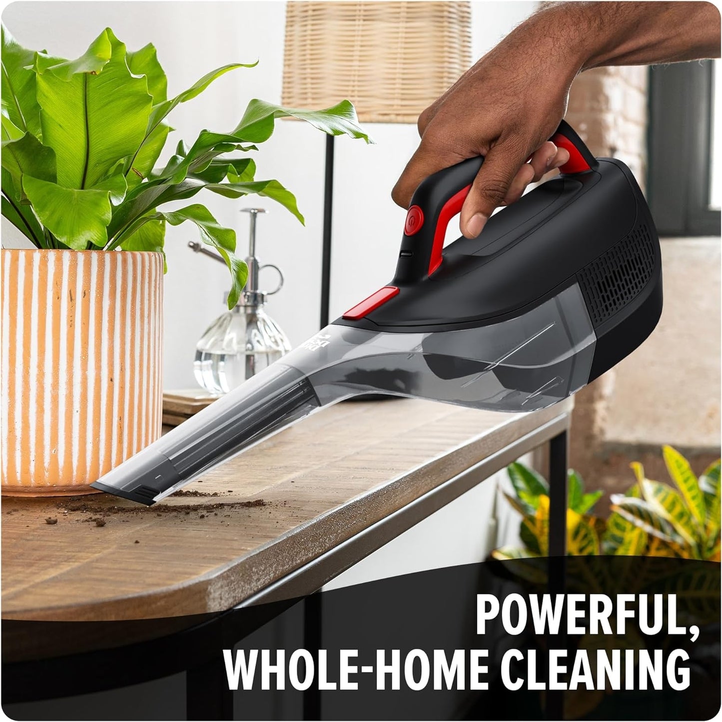 Dirt Devil Whole Home 12V Handheld Vacuum Cleaner, Powerful Suction BD40200V
