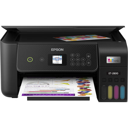 Epson EcoTank ET-2800 Wireless Color All-in-One Cartridge-Free Supertank Printer Black C11CJ66201
