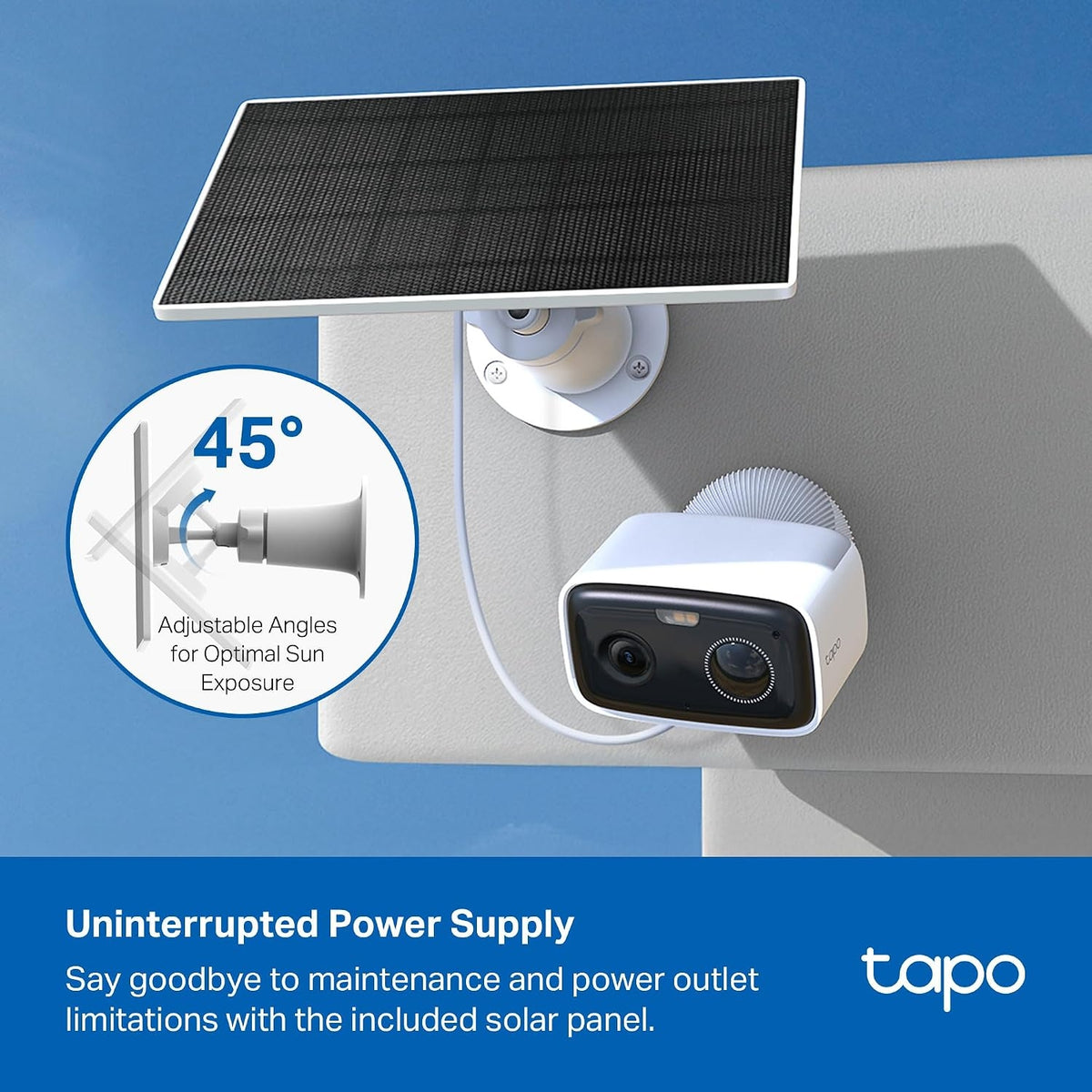 TP-Link Tapo C400 1080p Solar-Powered Smart Wire-Free Security Camera Kit