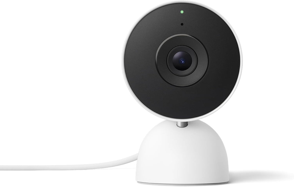 Google Nest Indoor Smart Security Camera (Wired, 3rd Gen) - Snow GA09973-US