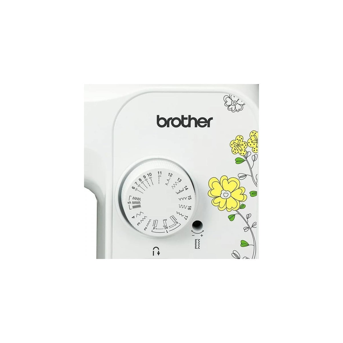 Brother SM1704 17-Stitch Free Arm Sewing Machine and 6-Piece Premium Sewing Thread Pack