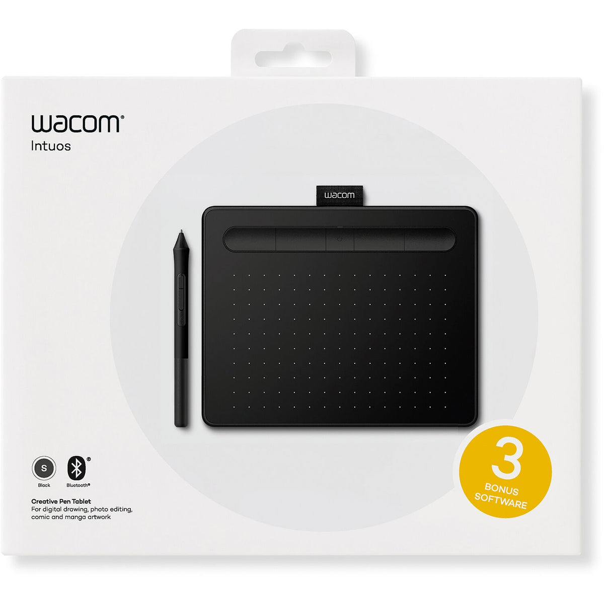 Wacom Intuos Bluetooth Creative Pen Tablet Small, Black