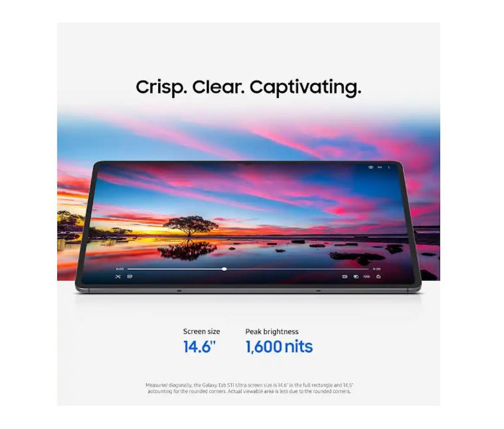 Samsung - Galaxy Tab S11 Ultra - 14.6" 256GB - Wi-Fi -with S-Pen - Silver SM-X930NZSAXAR