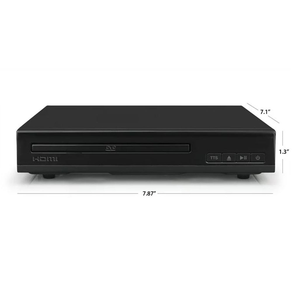 ONN Compact HDMI DVD Player Black 100093892