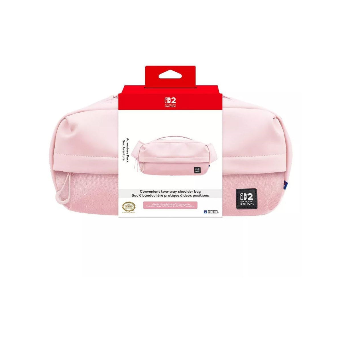 HORI Crossbody Adventure Pack (Cozy Pink) for Nintendo Switch 2 NSX-117U