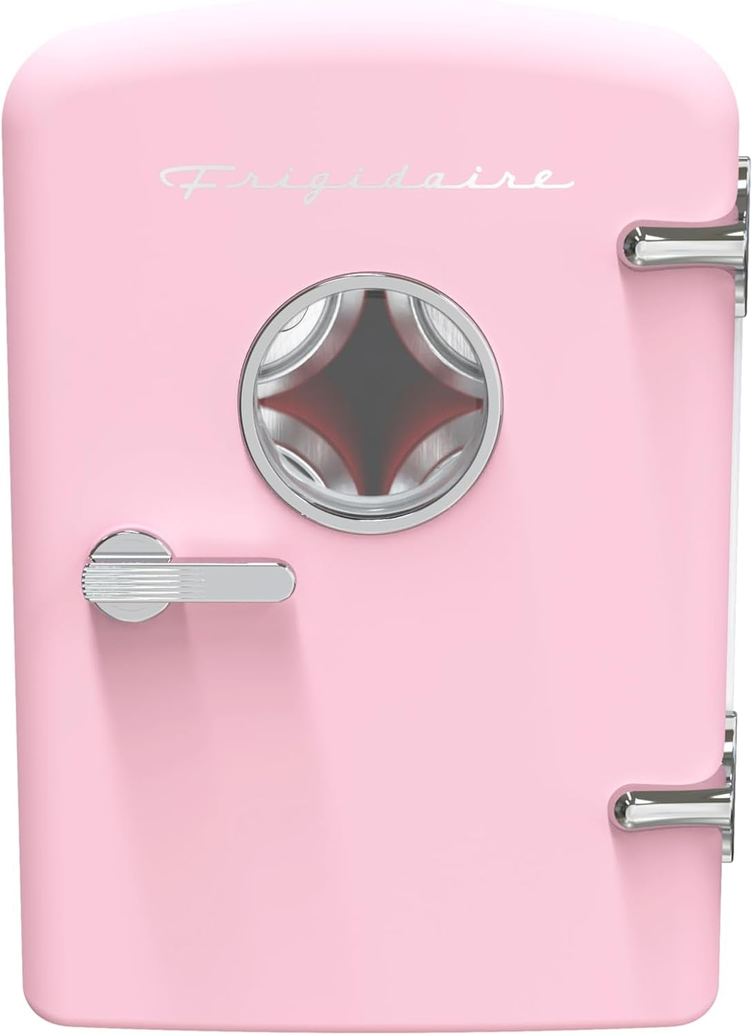 Frigidaire 9 Can or 6L Beverage Portable Mini Refrigerator EFMIS2175-PINK, Includes 110V home power cord & 12V DC car adapter