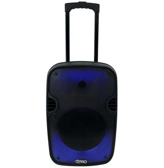 Technical Pro Rechargeable 12" Two way Bluetooth Loudspeaker with LED Glow Wall PLIT12