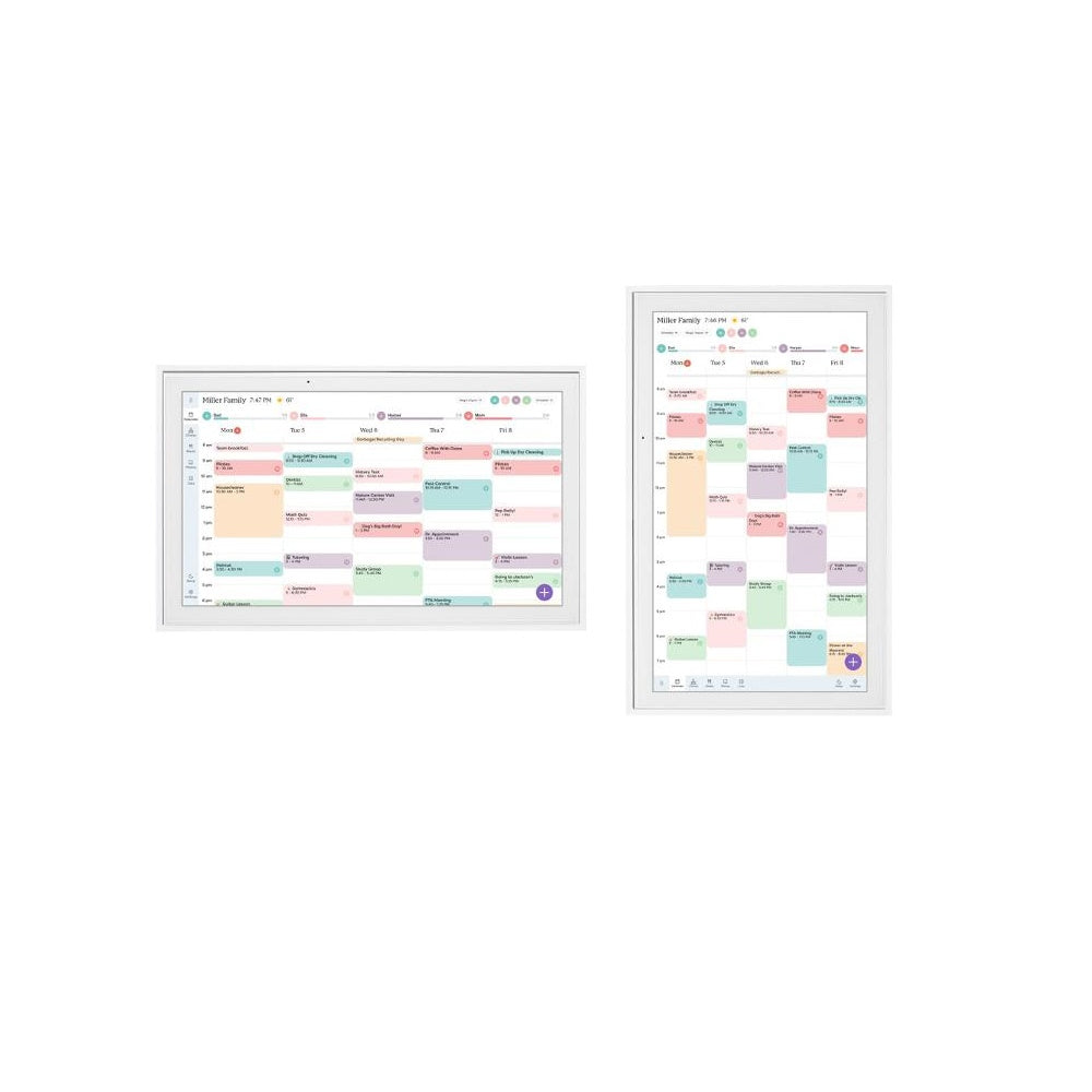 Skylight 15" Touchscreen Smart Calendar and Chore Chart White 150JEBA