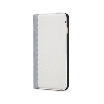 Decoded Leather White/Grey Wallet Case f/ iPhone 8 Plus / 7 Plus / 6s & 6 Plus