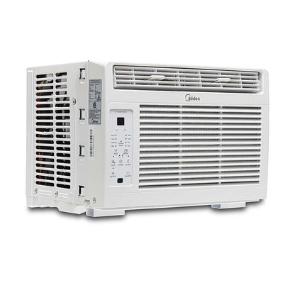 Midea 5,000 BTU DOE Window Air Conditioner with ComfortSense Remote, 150 sq. ft., White MAW05R1WWT-T