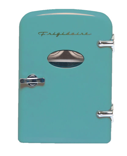 Frigidaire Mini Retro Refrigerator Blue - Store snacks and beverages - 6-cans or 4-liters (Renewed)