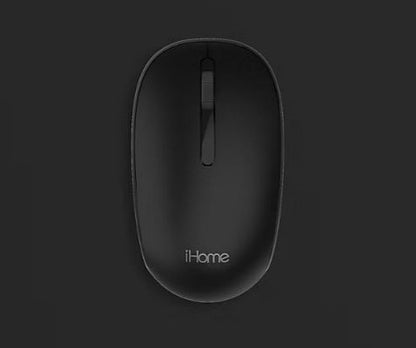 iHome 2.4G Wireless Mouse with Mousepad Bundle- Black 2IHMS2266B0L2