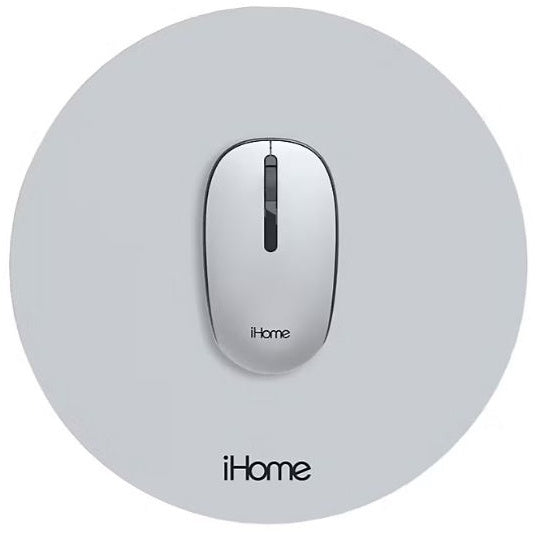 iHome 2.4G Wireless Mouse with Mousepad Bundle Grey 2IHMS2266G0L2
