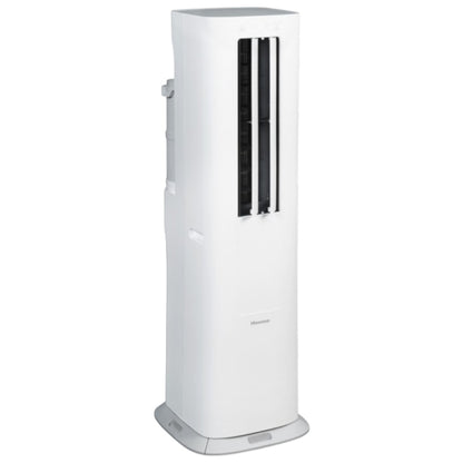 Hisense 8,000 BTU SACC Inverter Portable AC Smart with Heat Pump- Dual Hose Tower API0825UW1D
