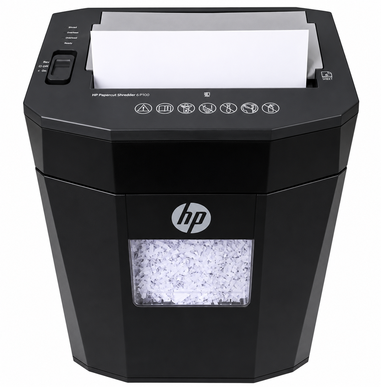 HP AF890 80 Sheet Autofeed Microcut Shredder Black