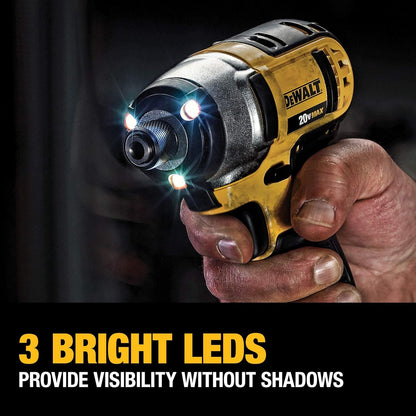 DEWALT 20V MAX Cordless 7 Tool Combo Kit with (2) 20V 2.0Ah Batteries and Charger