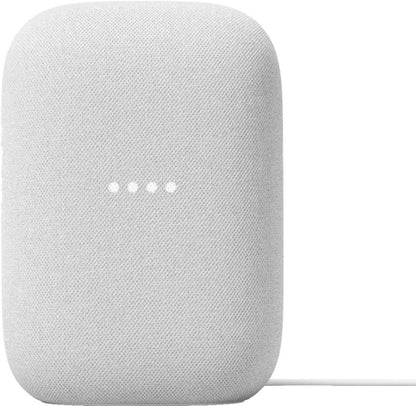 Google Nest Audio Smart Speaker Chalk Color GA01420-US - 2-pack