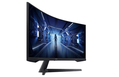 Samsung 34” Odyssey G5 1000R Curved 1ms 165Hz QHD FreeSync Prem Gaming Monitor - Black LC34G55TWWNXZA