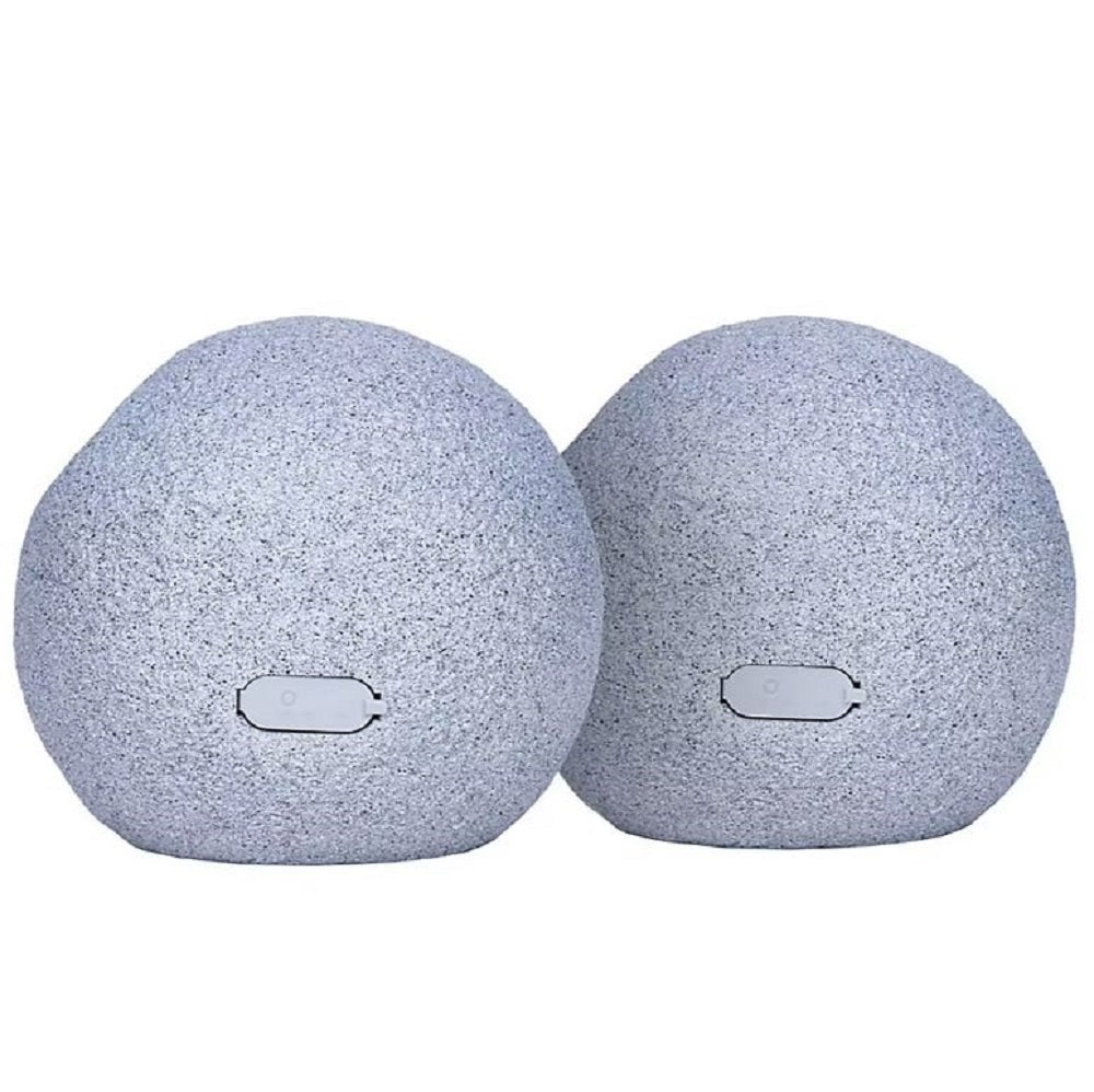 ION Audio Geode Rock Solar Rechargeable Speakers 30W Bluetooth 5.0 iSP170