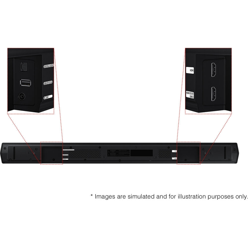 Samsung 3.1 Channel Soundbar System 370W HW-B550D/ZA HDMI & Optical Audio Inputs