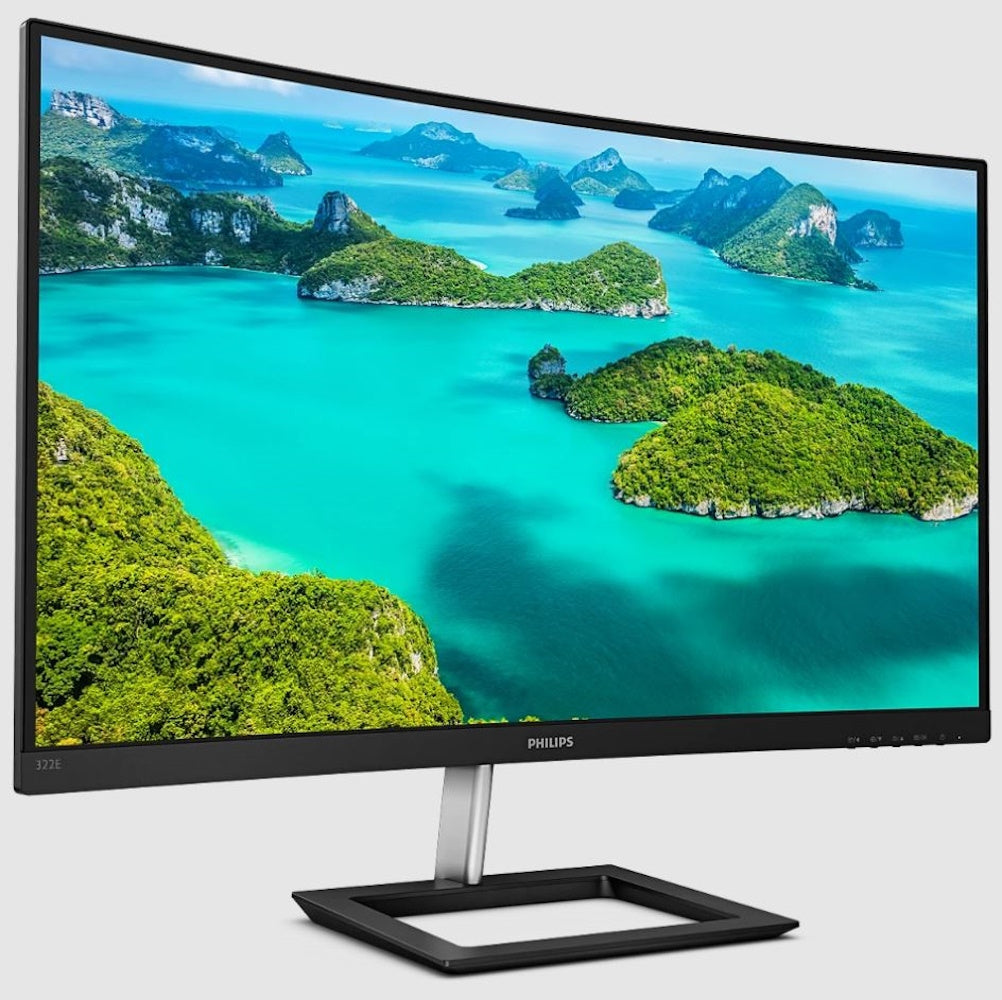 Philips E-Line 322E1C 32" LED Curved FHD FreeSync Monitor 1080p 16:9 4ms 75Hz (DisplayPort, HDMI, VGA) Black