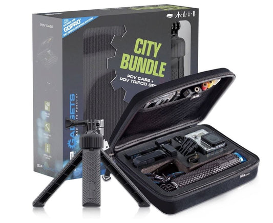 SP City Bundle with POV Case and POV Tripod for GOPRO Video Camera Mounting