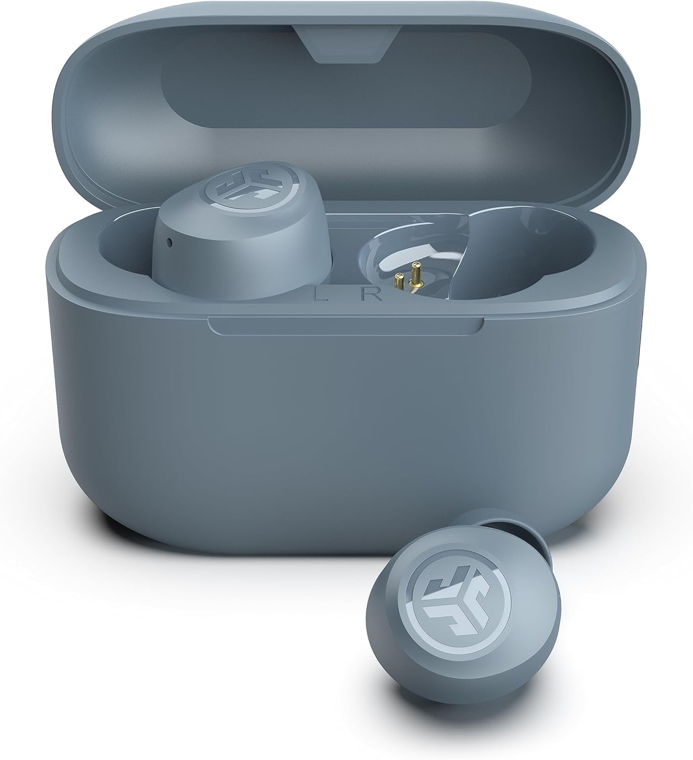 JLab GO Air Pop True Wireless Earbuds Water Resistant Slate EBGAIRPOPR ...