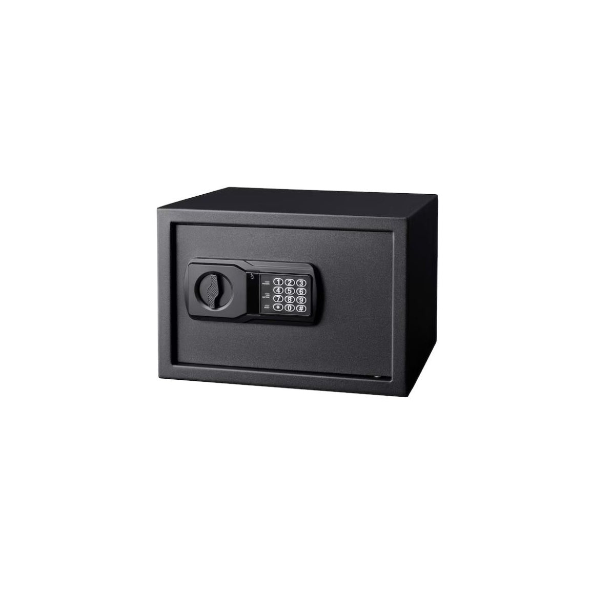 Fortress Medium Personal Pry Resistant Solid Steel Safe with Electronic Lock, Interior LED light, Backup key - 44E20