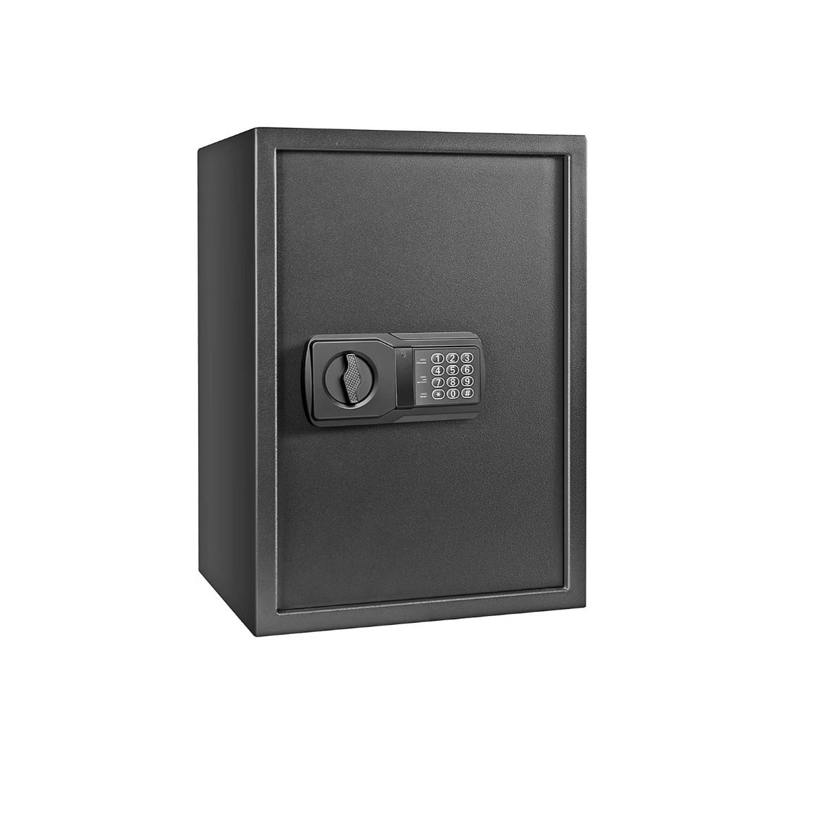Fortress Extra Large Personal Safe with Electronic Lock Black, Pry resistant with concealed hinges, Solid steel construction, Foam padded interior - 44E40