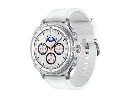 Samsung Galaxy Watch 8 46mm Classic Stainless Steel Smartwatch LTE White (2025)