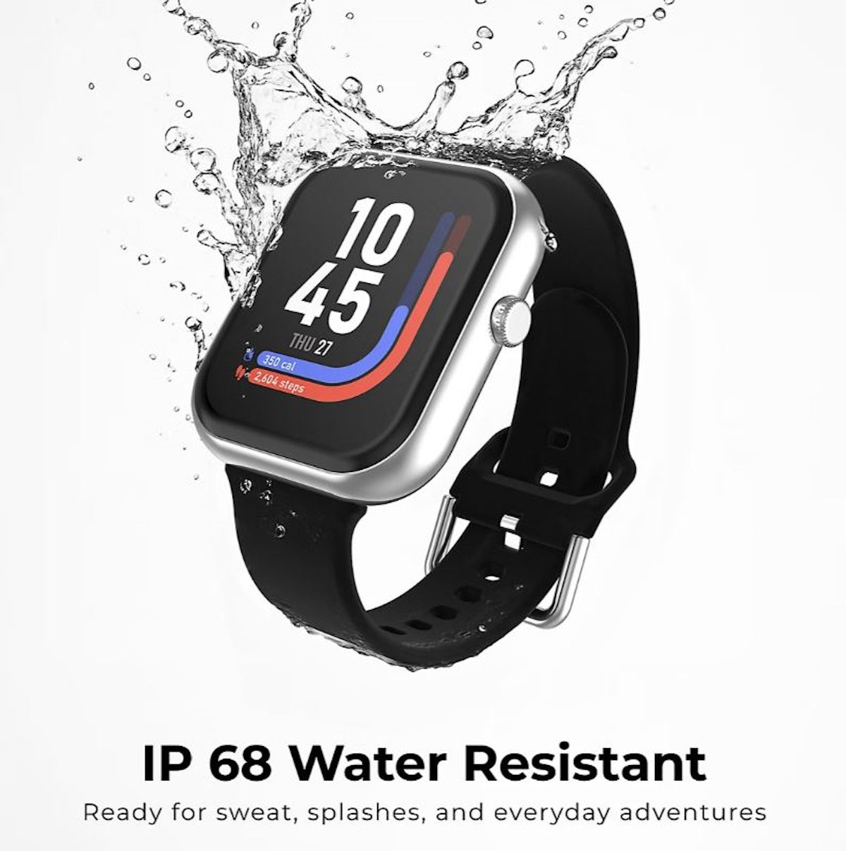 iTouch Air 5 Smartwatch Silver Blue TA5L08-B05 - Latest 2026 Model