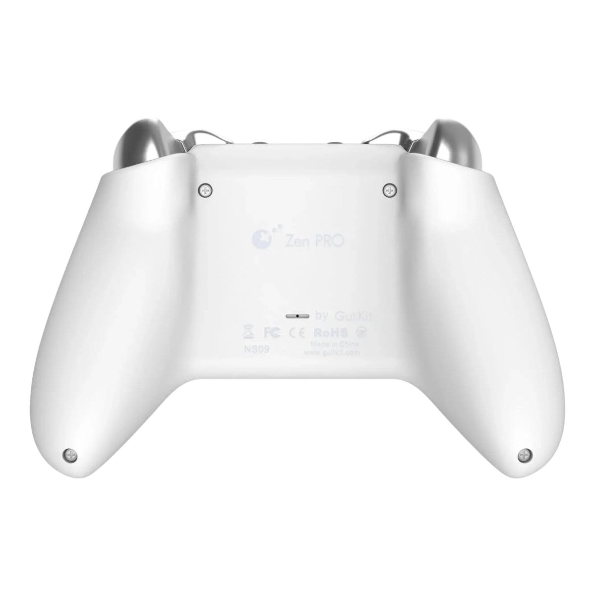 Zen Pro ZP09WHT Wireless Gaming Controller for Nintendo Switch, Bulit in dual vibration, AI Key, Quick interchange  - White