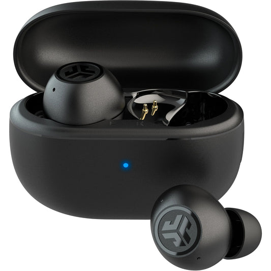 JLab GO POP ANC True Wireless Earbuds Black, Active Noise Canceling, IP55-Rated Dust and Splashproof, EBGOANCRBLK124