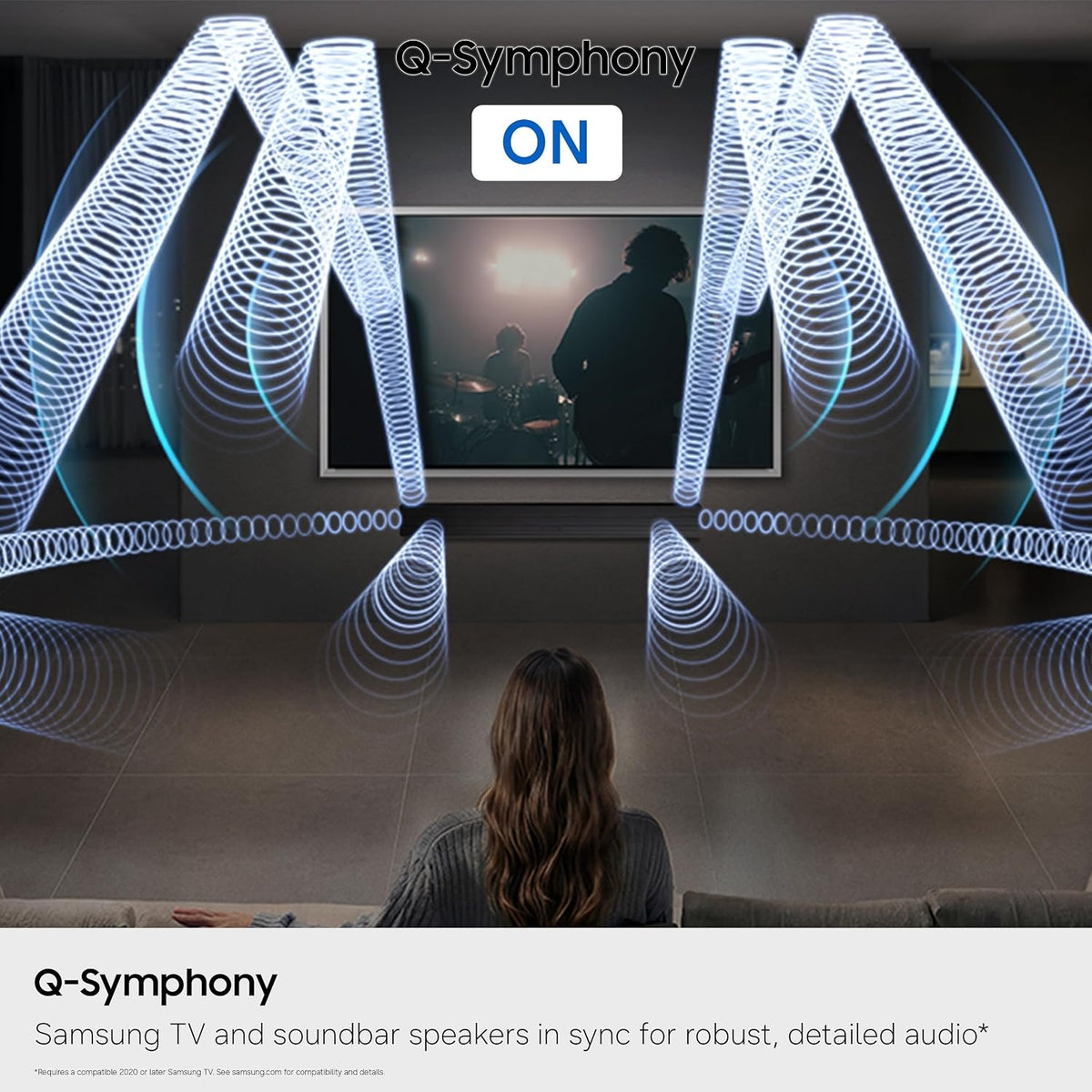 Samsung - Q-Series Soundbar 7.1.2 ch with Built-In Woofers - Graphite Black HW-QS90H/ZA
