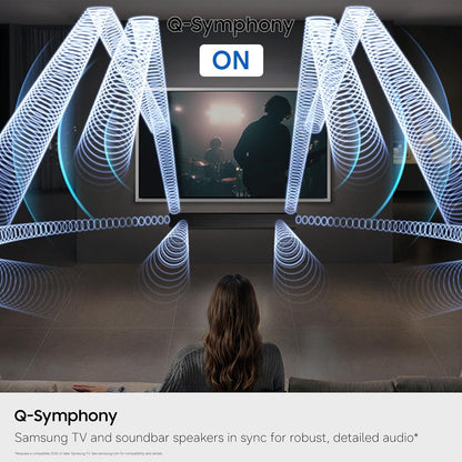 Samsung - Q-Series Soundbar 7.1.2 ch with Built-In Woofers - Graphite Black HW-QS90H/ZA