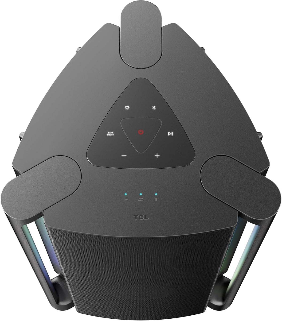 TCL TP200K Portable Bluetooth Party Speaker with 5 RGB Dynamic Light Shows, 12 Hr Battery