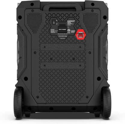 Monster - Rockin’ Roller 360 Indoor/Outdoor Portable Bluetooth Speaker - Black MNRR360