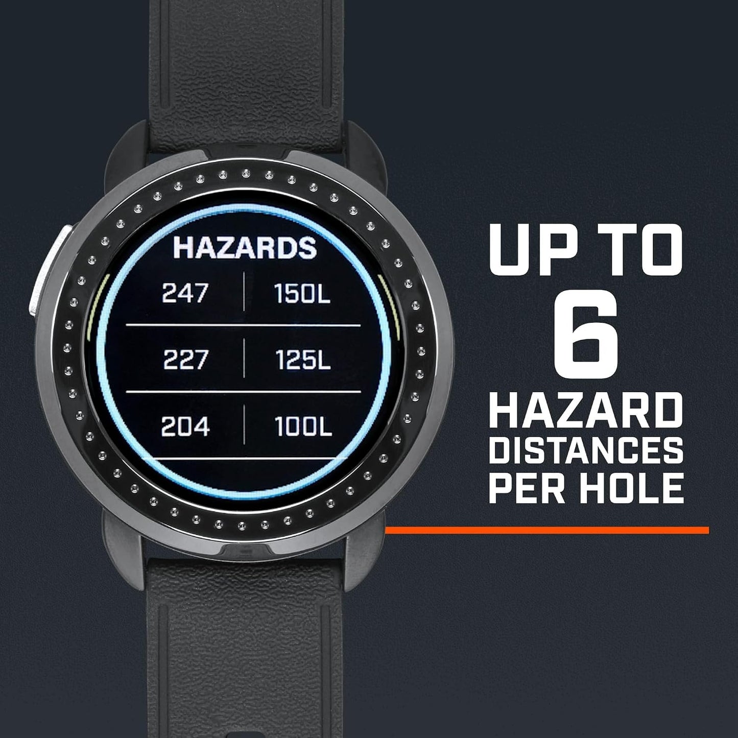Bushnell - iON Elite 35.5mm Smart GPS Golf Watch - Black
