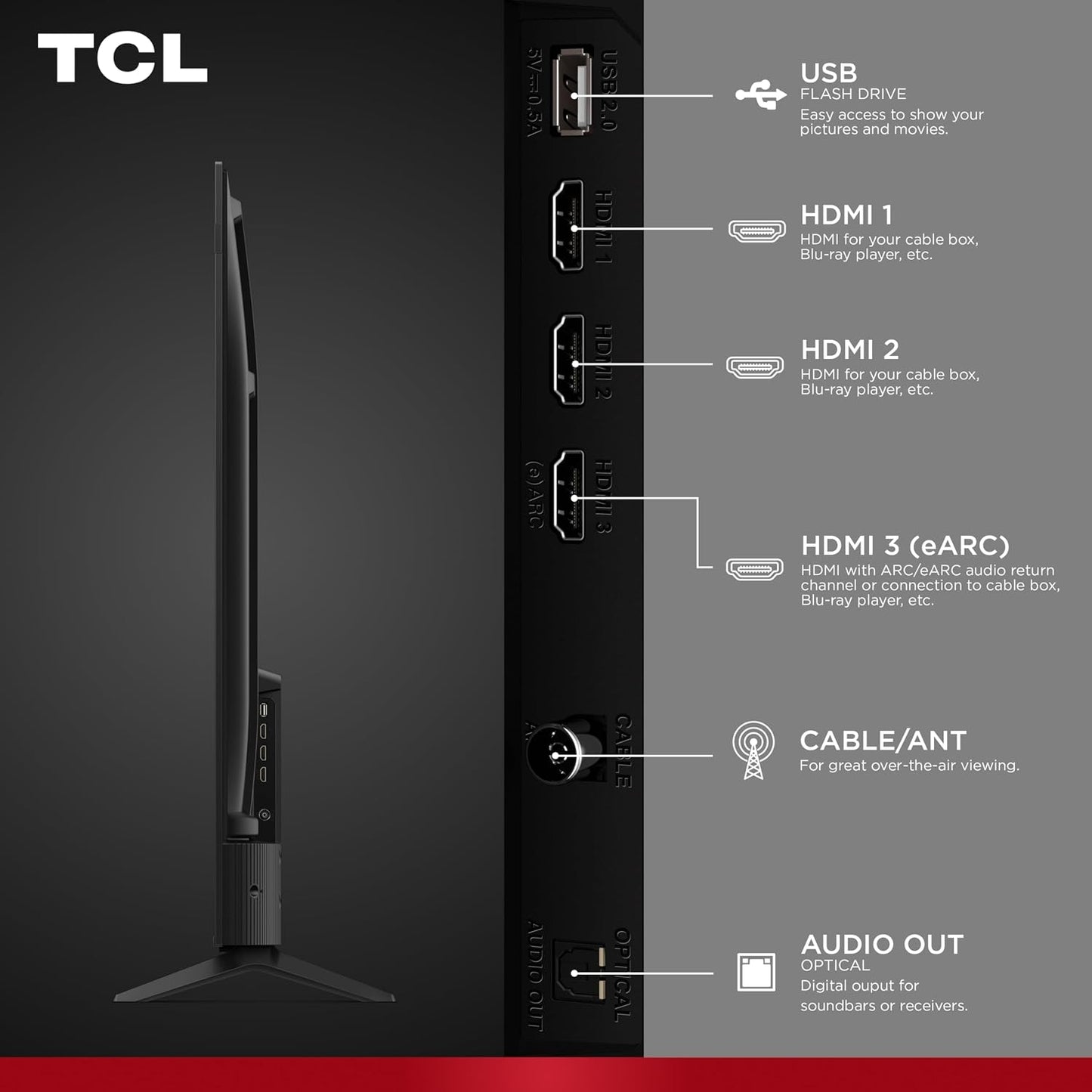 TCL 65" F7D Class 4K UHD HDR QLED Smart TV with Fire TV - 65F7D