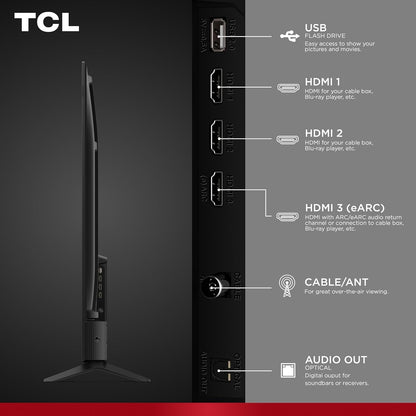 TCL 65" F7D Class 4K UHD HDR QLED Smart TV with Fire TV - 65F7D
